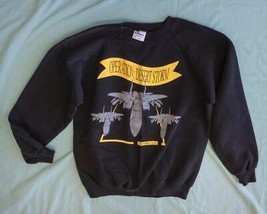 Vintage Opération Desert Storm Gulf War &#39;91 Rétro Sweatshirt Col Rond Gr... - £39.87 GBP