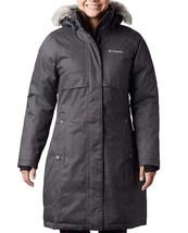 Columbia Womens Apres Arson II Down Long Omni Heat Hooded Winter Jacket Black - £61.27 GBP+