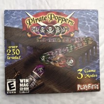 Pirate Poppers. 3 Game Modes PC Win/Mac CD-rom (2007 -PlayFirst) - £10.10 GBP