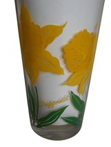 MCM Peanut Butter Drinking Juice Glass Tumbler daffodil Estate find 5&quot; - $15.20