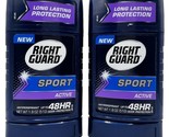 Right Guard Sport Active Anti-Perspirant Deodorant 1.8 oz Solid Lot of 2 - £23.36 GBP