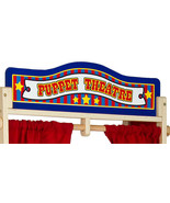 Guidecraft G51072 Kids Wooden Floor Puppet Theater Pretend Play Toy NEW - $129.99