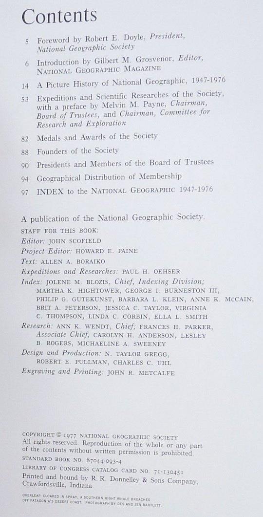 National geographic Index 1947 – 1976 book Item image 2