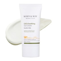 Mary&amp;May Vegan Cica Soothing Sun Cream SPF50+ PA++++ 1.69 fl.oz / 50ml | Korean  - £38.27 GBP