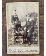 Vintage Cabinet Card. Dick &amp; Paul Epley by D. B. Chase in Denver, Colorado - £24.82 GBP
