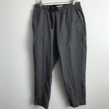 Everlane Jogger Pant M Gray Fleece Candle Crop Elastic Waist Drawstring ... - £28.83 GBP