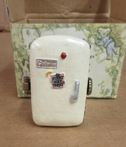 Boyds Bears Granny&#39;s Icebox W/ Frosty McNibble  392150 Treasure Box Refrigerator - £28.64 GBP