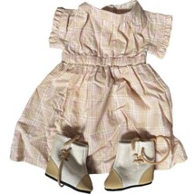 American Girl Addy Plaid Summer Dress Set Retired Original Box Fits 18&quot; ... - $41.87
