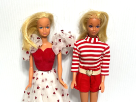 2 Vintage Mattel 1966 Barbie Dolls Philippines &amp; Korea Twist Waist &amp; Bend Knees - £11.61 GBP