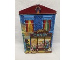 **EMPTY TIN** Hersheys Village Series Canister #1 Candy Store Tin - £14.23 GBP