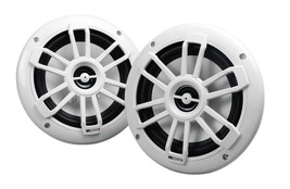 (2) MB QUART NF1-116 6.5&quot; 80 Watt Marine 2-Way Coaxial White Speakers For Boat - £55.53 GBP