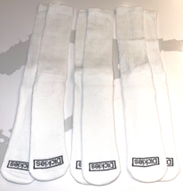 2025 DICKIES WHITE ALL PURPOSE FULL CUSHIONED CREW WORK SOCKS 3 PAIR SIZ... - $13.46