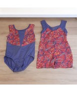 Cat &amp; Jack Medium 8 Pink &amp; Periwinkle Blue Gymnastics Leotard nwt - $760.27 MXN