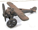 Antique Cast Iron Toy Airplane - $78.21