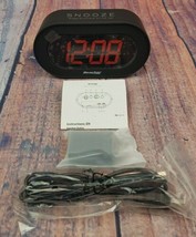 Easy Snooze and Time Setting Digital Alarm Clock, Charging Station Phone - $26.60