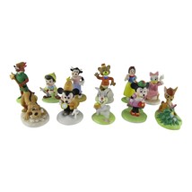 The Disney Collection Porcelain 1987, 1988, Lot of 11, Robin Hood Mickey... - £44.42 GBP