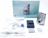 Canon Powershot SD750 Digital ELPH w/ Box, Charger, SD Card, Battery - $130.37