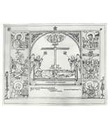 Greek Orthodox Byzantine Holy Altar Antimension Divine Liturgy Backing A... - £30.61 GBP+