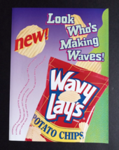 1993 Wavy Lays Potato Chips Making Waves Frito Vintage Magazine Cut Prin... - £7.83 GBP