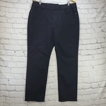 Liz Claiborne Amber Mid Rise Jeans Womens Sz 16 Petite Black New With Tags  - $19.79