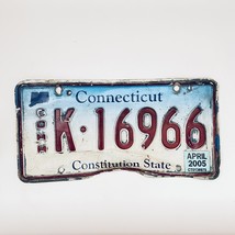 2005 United States Connecticut Commercial Trailer License Plate K-49705 - £13.13 GBP