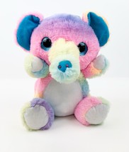 Pee A Boo Rainbow Elephant Stuffed Animal Plush Soft Toy Pink Blue Yellow - £11.94 GBP