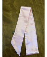 Jackie Kennedy Onassis Long Scarf Silky Polyester Pale Pink Scarf 58”x3” - £13.29 GBP