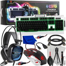 Professional Pc &amp; Gaming Accessory Bundle - Includes: Marvo Scorpion Cm-303 - £38.31 GBP