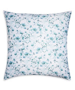 Sferra Duchesse Cadet Blue Euro Sham Floral Print Reversible Sateen Ital... - $783.97 MXN