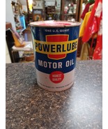 Vtg Powerlube Motor Oil 1 Quart Oil Can Tin United Refining Co Warren PA - $49.49