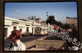 1977 Beat Up City Bus Oaxaca Mexico Street Scene Color Slide - £2.31 GBP