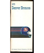 1979 Denver Broncos Media Guide NFL Football Tom Jackson - $51.69