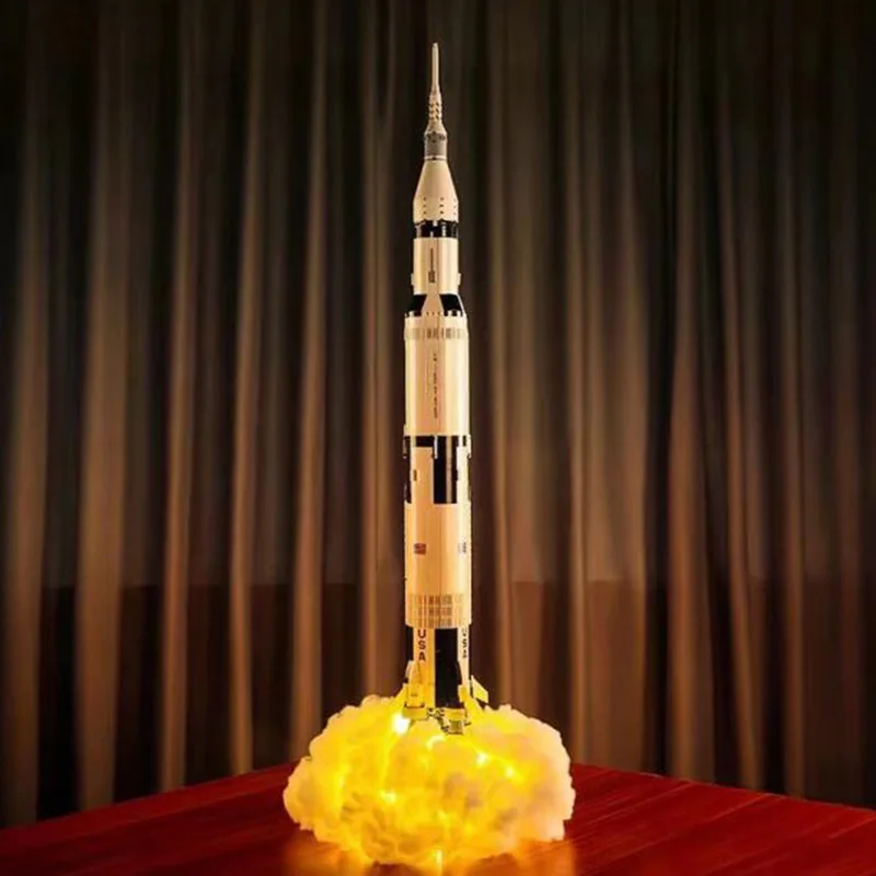 In stock The Apollo Saturn V 92176 Building Blocks Space Rocket Idea Series - £63.33 GBP+