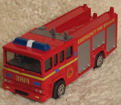 Vintage Corgy Fire Engine Emergency Fire Brigade Red Truck no Ladder - $24.70