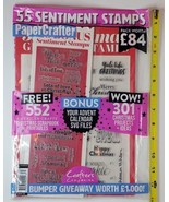 Paper Crafter Magazine Craft Kit Issue 179 Sentiment Stamps - $6.92