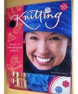 Klutz Craft Kit Yarn Learn Basic Knitting Activity Set Knit Easy Project... - $23.74