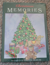 NIP Christmas Memories A Childs Photo Album Hardback Christmas Tree Bear... - £7.83 GBP