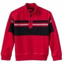 Boys Shirt Chaps Red Mockneck Long Sleeve Fleece Pullover $45-sz 18/20 - £15.51 GBP