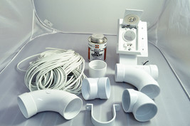 Central Vacuum Cleaner 6 Inlet Installation Kit BI-57409 - £262.71 GBP