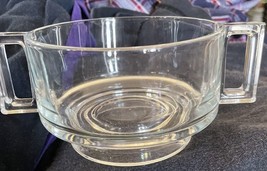 Lot of 2 VTG 60s Joe Colombo Arno Italy Glassware Bowls w/Double Handles - $37.62