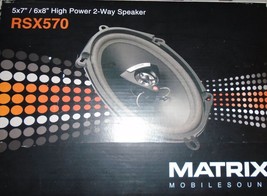 Matrix mobile sound rsx570 5x7/ 6x8 high power 2 way speakers - new in box - $15.00