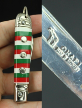 vintage STRIPE pocket knife 1960&#39;s Okapi Germany  ESTATE SALE nice! - £42.46 GBP