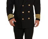 Deluxe Retro Airline Pilot Theatrical Quality Costume, Large Blue - £168.37 GBP+