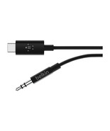 Belkin F7U079BT03-BLK USB-C TO 3.5 MM AUDIO CABLE - $1,070.02 MXN