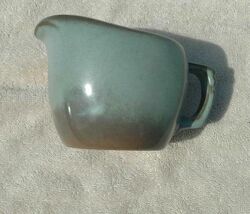 Frankoma Creamer - 5A - Brown Blue-Green Color - $14.22