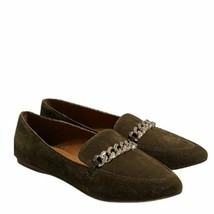 SODA Women&#39;s Moss Green Classic Slip-on Flat Shoes w/Metal Chain SZ 8.5 ... - £14.06 GBP