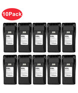 10 Pack Nntn4496 Nntn4851 Battery For Motorola Pr400 Ep450 Cp150 Cp200 C... - £188.64 GBP