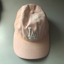New Era LA Dodgers Womens Pink Adjustable Hat Baseball Cap - £7.75 GBP