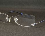 Art-Design Z' Art 3012 F1564 Argent/Bleu Unique Rare Lunettes 48-20-130mm - $116.34