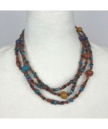 Multicolor Beaded Long Necklace Southwestern - $221.44 MXN